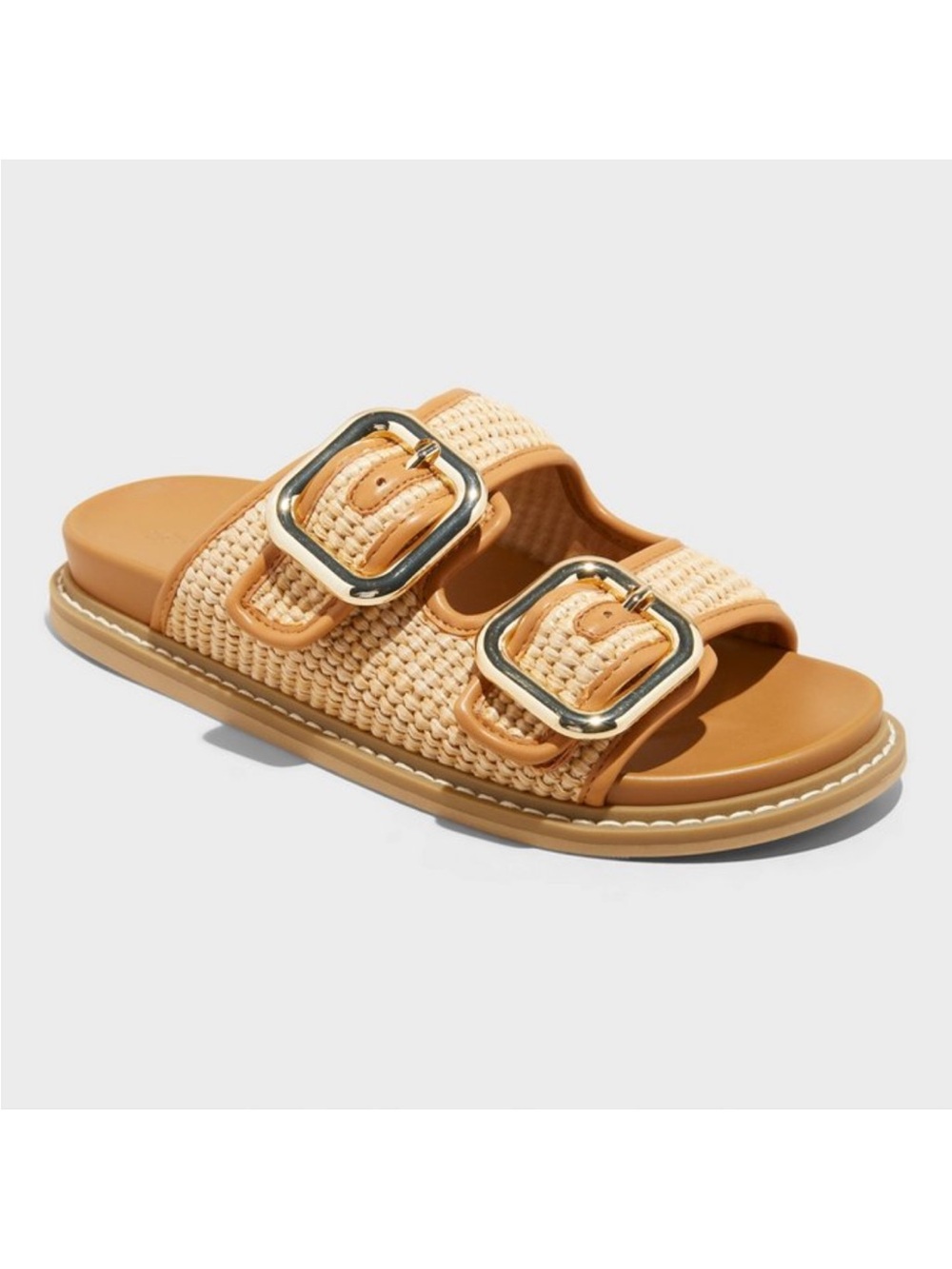 Universal Thread Chunky Big Buckle Woven Sandals